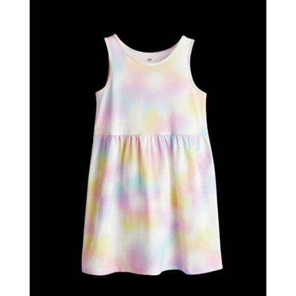 Girl's size 6X/7 Sundress H&M Cotton Sleeveless Knee Length - Picture 1 of 1